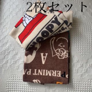 スヌーピー(SNOOPY)の《新品 タグ付き》スヌーピー フェイスタオル  NO.14(タオル/バス用品)