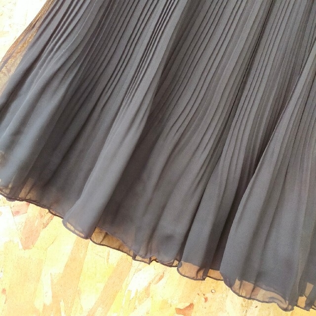 CLEAR IMPRESSION ノーカラージャケット スカートセット M 黒