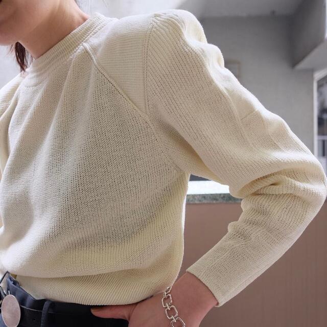 photocopieu フォトコピュー パワーショルダーニットの通販 by m|ラクマ
