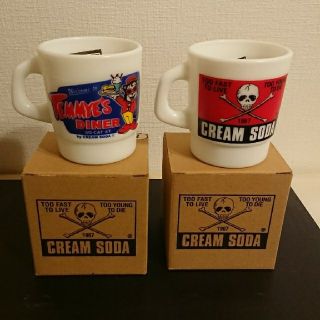 ★ピッカ様限定★【Cream Soda】マグカップ2個set(グラス/カップ)