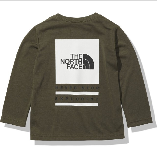 THE NORTH FACE(ザノースフェイス)のTHE NORTH FACE　ロゴロンT 110 キッズ/ベビー/マタニティのキッズ服男の子用(90cm~)(Tシャツ/カットソー)の商品写真