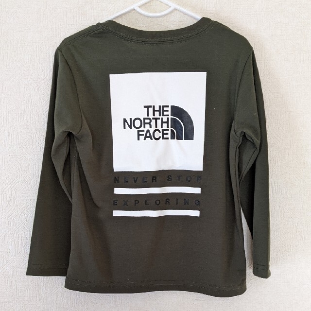 THE NORTH FACE(ザノースフェイス)のTHE NORTH FACE　ロゴロンT 110 キッズ/ベビー/マタニティのキッズ服男の子用(90cm~)(Tシャツ/カットソー)の商品写真