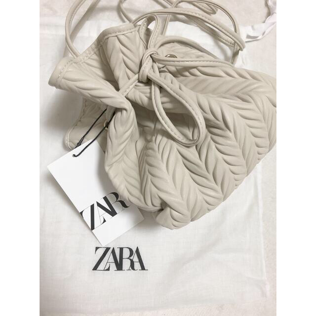 新品　ZARA ミニ　バケット　バッグ　タグ付