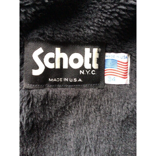 schott(ショット)のschott ショット　ライダースシングル立襟　美品 メンズのジャケット/アウター(ライダースジャケット)の商品写真