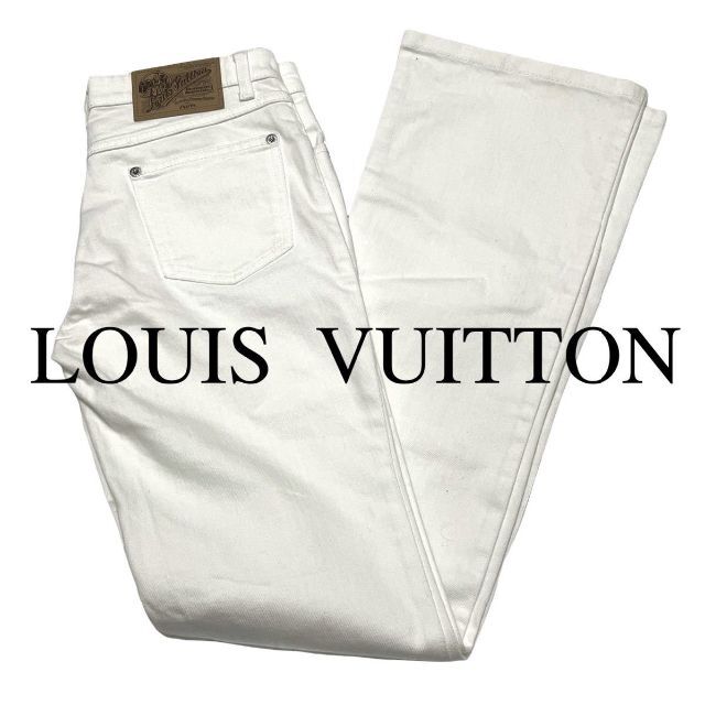 LOUIS VUITTON(ルイヴィトン)のルイヴィトン/LOUIS VUITTON ホワイト デニム レディースのパンツ(デニム/ジーンズ)の商品写真