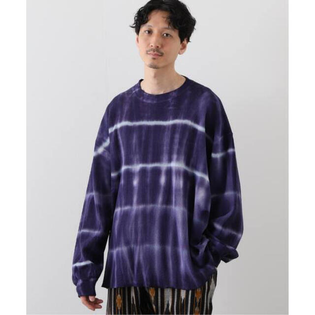 Tシャツ/カットソー(七分/長袖)DAIRIKU 21SS TIEDYE THERMAL TEE ロンT Tシャツ