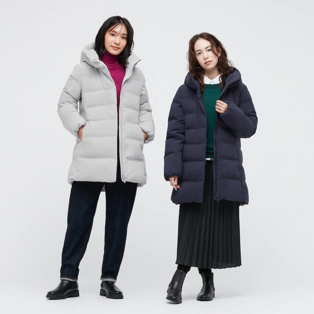 UNIQLO - 新品 ユニクロ シームレスダウンショートコート ネイビー XS ...