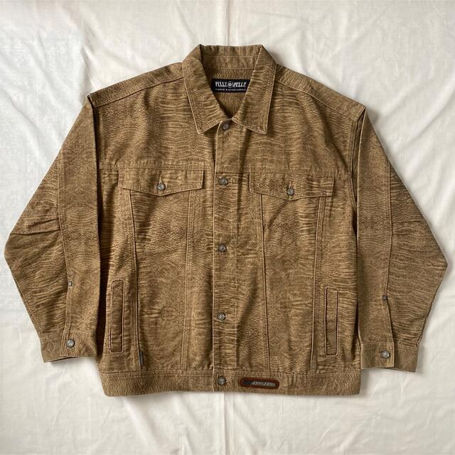 90s Pelle Pelle Crocodile Pattern JKT