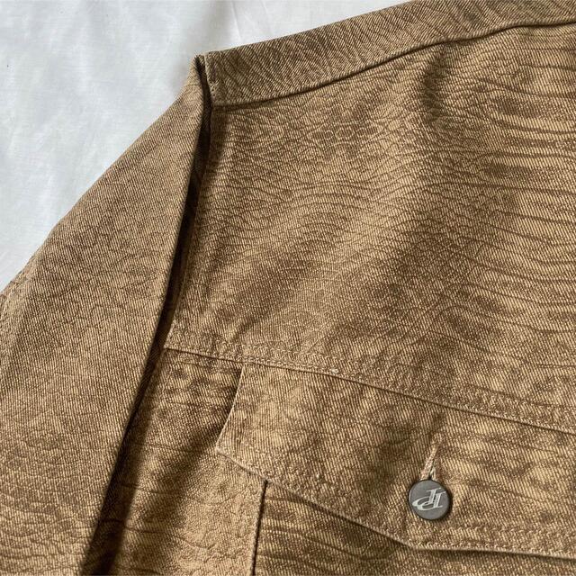 90s Pelle Pelle Crocodile Pattern JKT