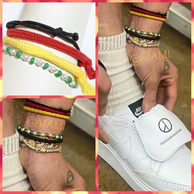 BIGBANG(ビッグバン)の☮️BIGBANG G-DRAGON ビーズブレスレット☮️ジヨン レディースのアクセサリー(ブレスレット/バングル)の商品写真