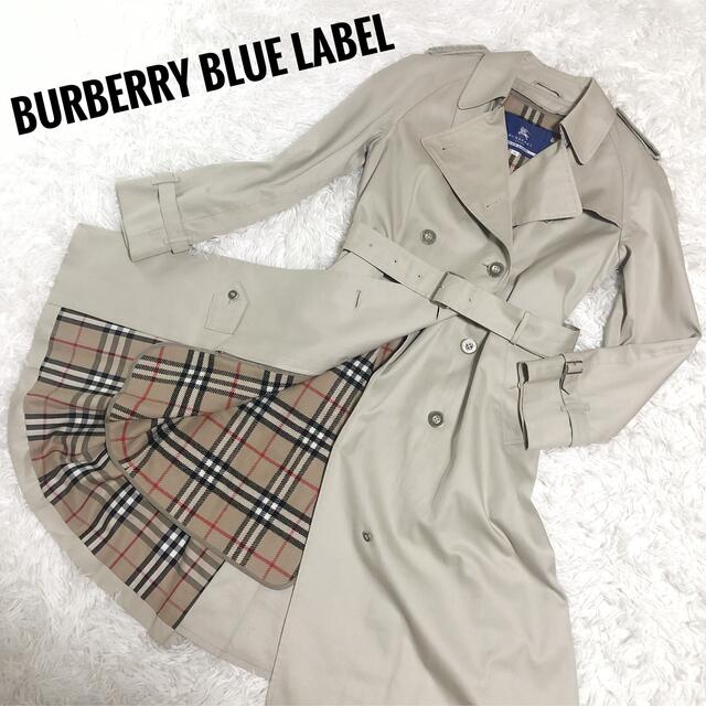 新発売 BURBERRY バーバリーブルーレーベル トレンチコート LABEL BLUE - トレンチコート - labelians.fr