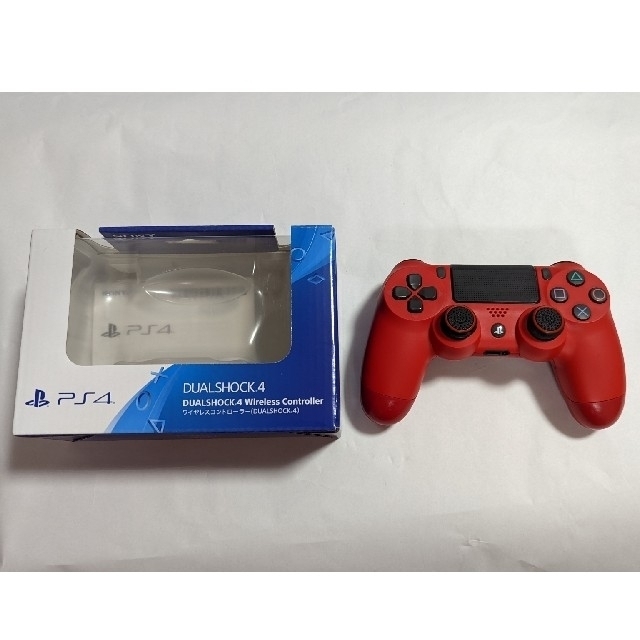 dualshock4 マグマ レッド ワイヤレスコントローラー PS4 赤 純正 エンタメ/ホビーのゲームソフト/ゲーム機本体(その他)の商品写真