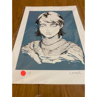 古塔つみ　ED10 サインあり　over print (版画)