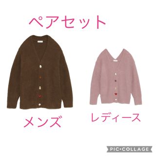 【ラスト1点】SNIDEL HOME　メンズ　チョコボタンカーディガン