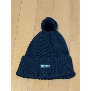 Supreme ribbed beanie ボンボン(ニット帽/ビーニー)