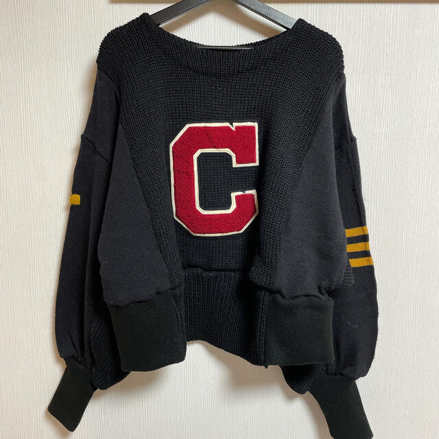 BEAMS(ビームス)の77circa    wide lettered knit 新品タグ付 レディースのトップス(ニット/セーター)の商品写真