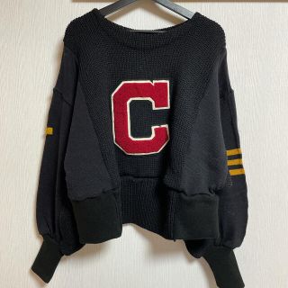 ビームス(BEAMS)の77circa    wide lettered knit 新品タグ付(ニット/セーター)