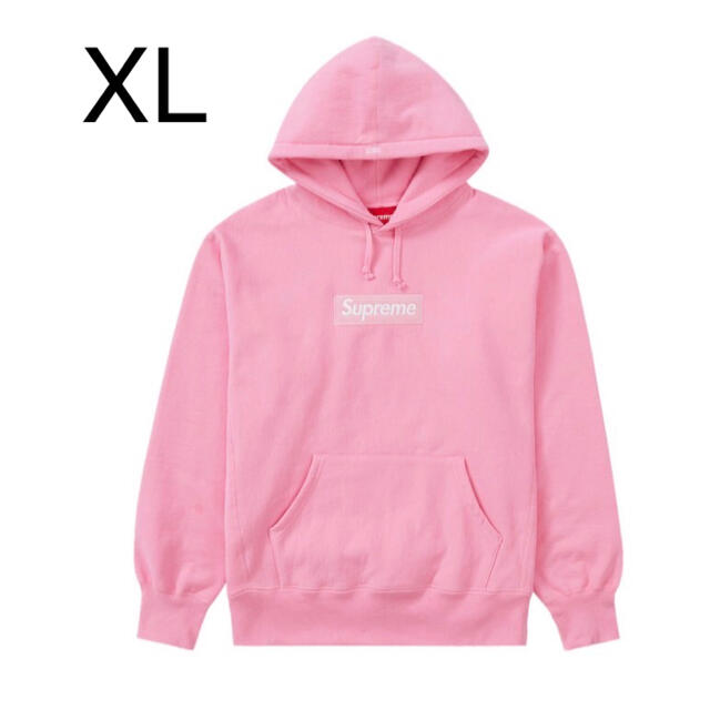 Supreme - Supreme Box Logo Hooded Sweatshirt Pink