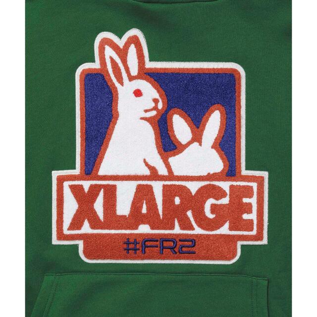 XLARGE(エクストララージ)のXLARGE with #FR2 Fxxk Icon Hoodie ＸＬ メンズのトップス(パーカー)の商品写真