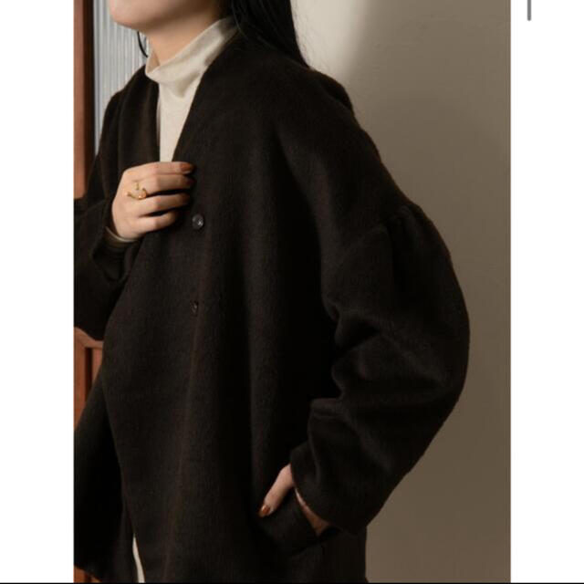 lawgy drop shoulder gathercoat コート