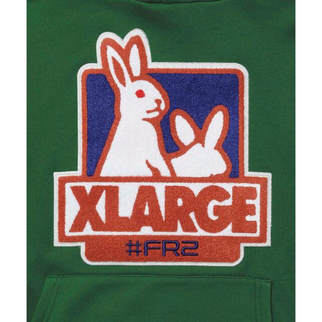 XLARGE(エクストララージ)のXLARGE with #FR2 Fxxk Icon Hoodie XL メンズのトップス(パーカー)の商品写真