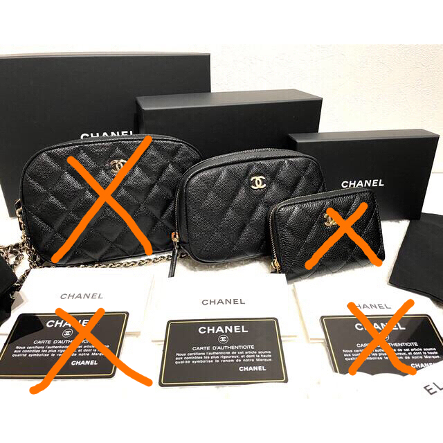 送料無料/新品】 CHANEL - CHANEL ポーチ キャビアスキン ブラック