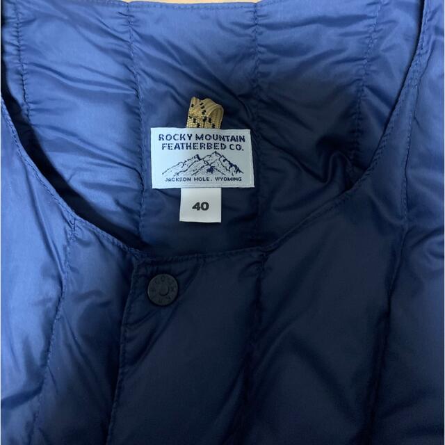 Rocky Mountain Featherbed(ロッキーマウンテンフェザーベッド)の【ぞうさん様専用】ロッキーマウンテン シックスマンス ダウンカーディガン メンズのジャケット/アウター(ダウンジャケット)の商品写真