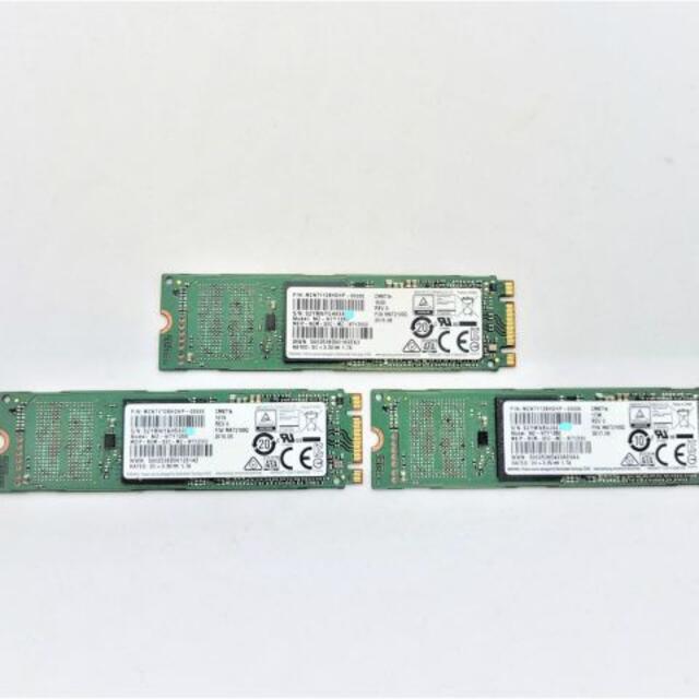 3個セット・M2 SSD128GB サムスン MZ-NTY1280◆SS-3S2