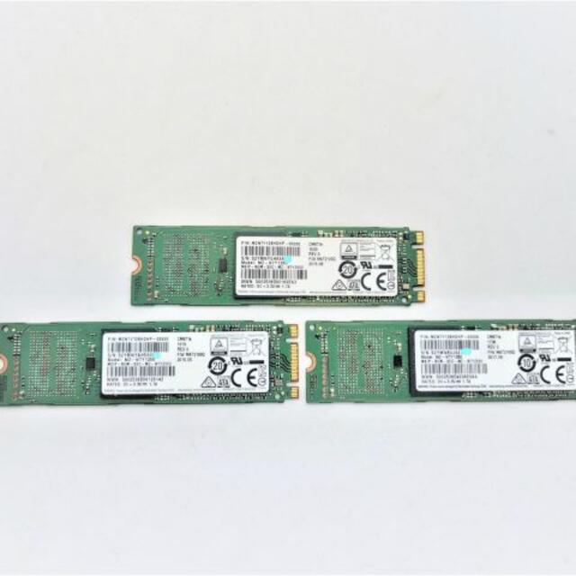 3個セット・M2 SSD128GB サムスン MZ-NTY1280◆SS-3S4