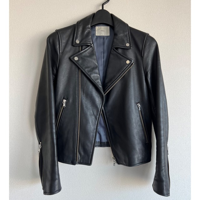 超美品】IENAイエナ ラムライダースブルゾン tomorrowrand