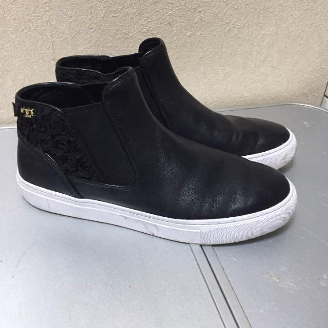 Tory Burch - 専用 トリーバーチ ハイカット スニーカー 黒 レザーの