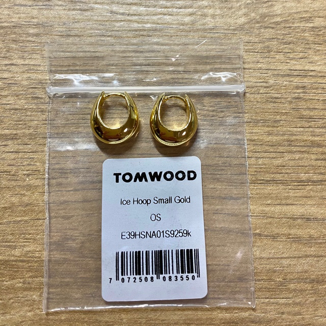 Tom wood ピアス Ice Hoop Small ゴールド