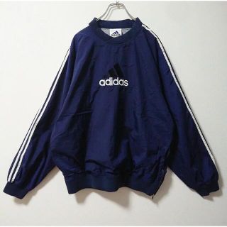 adidas - 90s トラックジャージ ハーフジップ ナイロン 古着 オーバーサイズ グレーの通販｜ラクマ