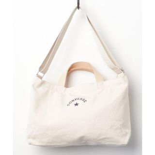 コンバース(CONVERSE)のCANVAS LEATHER 2WAY SHOULDER BAG(ショルダーバッグ)