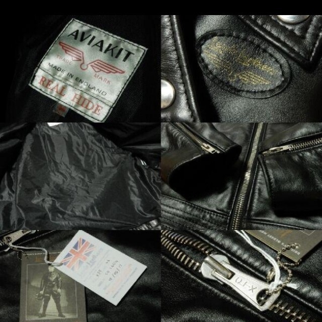 Lewis Leathers(ルイスレザー)のサイズ44！ルイスレザーLewisLeathersヨーロッパ439ビッグXL馬革 メンズのジャケット/アウター(ライダースジャケット)の商品写真