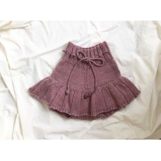 キャラメルベビー&チャイルド(Caramel baby&child )の美品　misha&puff  Skating PondSkirt ニットスカート(スカート)