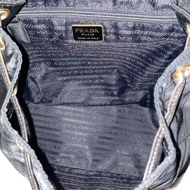 PRADA プラダ 三角ロゴ キルティング リュック バックパック - 3