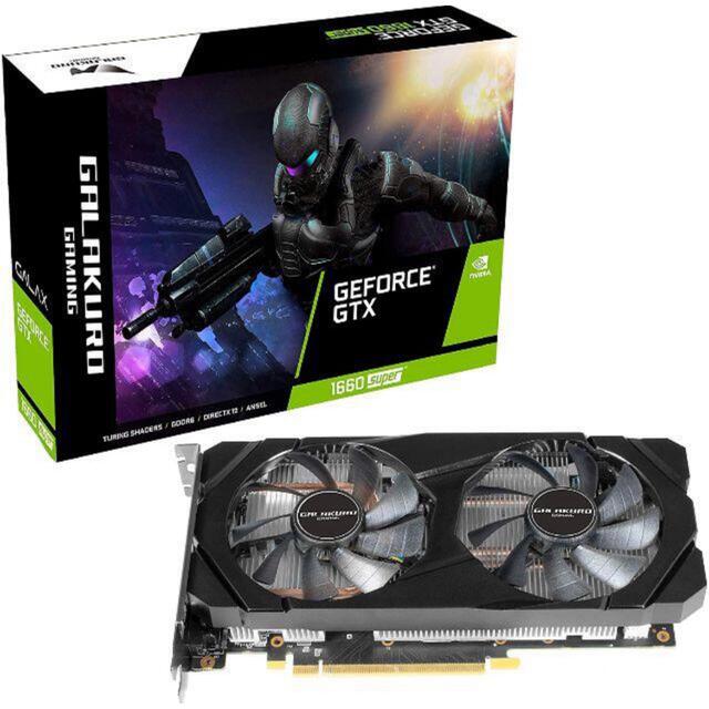 玄人志向 GTX 1660 Super GG-GTX1660SP 2個GDDR6メモリバス