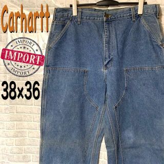 Carhartt カーハート ダブル二ー ワイドデニムペインターパンツ 革タグ