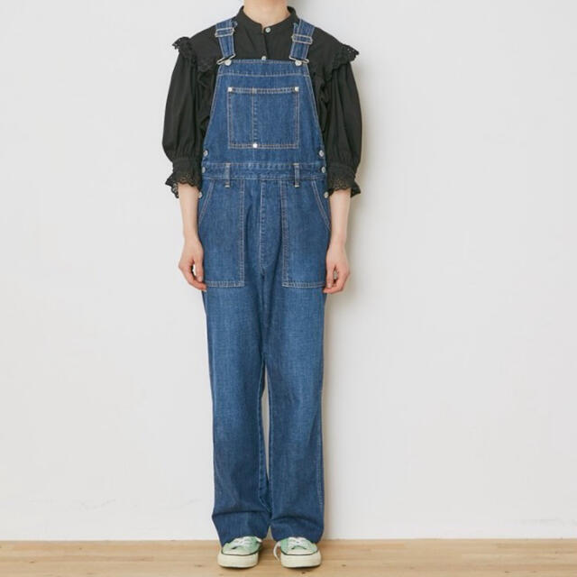 Shinzone(シンゾーン)のSHINZONE NEP DENIM OVERALL レディースのパンツ(サロペット/オーバーオール)の商品写真