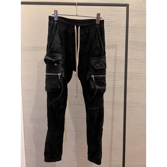 rick owens リックオウエンス  カーゴジョグ　レザーパンツ　48約135ｃｍヒップ