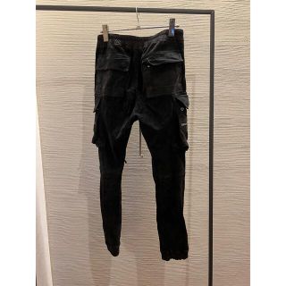 Rick Owens - rick owens リックオウエンス カーゴジョグ レザーパンツ