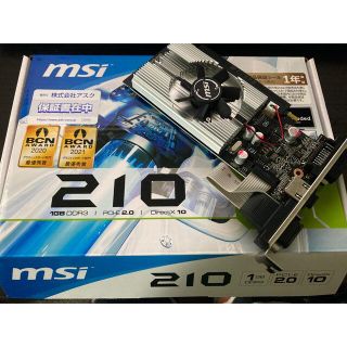 N210-MD1G/D3 MSI PCI Express 2.0 x16 グラボ(PCパーツ)