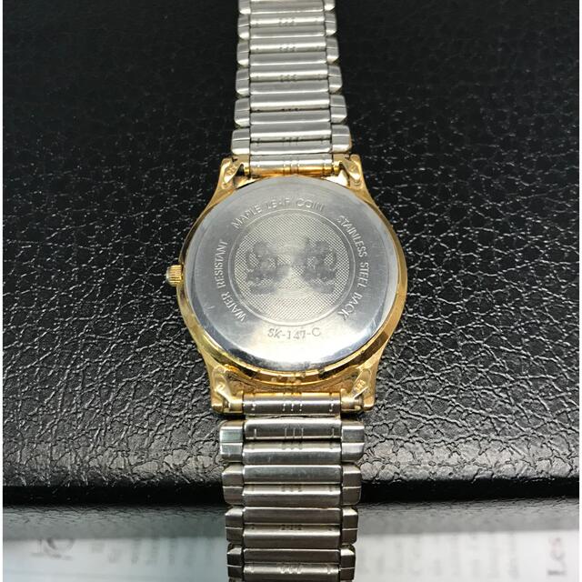 メイプルリーフ金貨 腕時計 24金 1/10oz 稼動品 メンズ　クォーツ