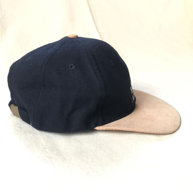 ART VINTAGE - 90s BRITISH AIRWAYS ウール レザー キャップ 企業物