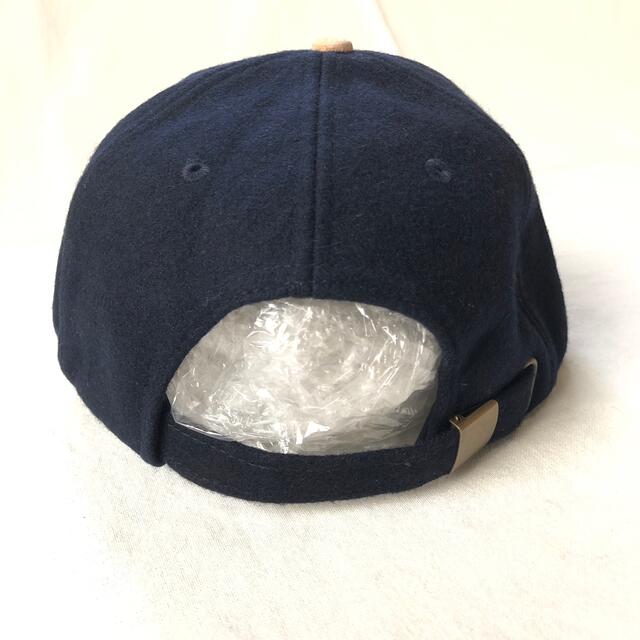 ART VINTAGE - 90s BRITISH AIRWAYS ウール レザー キャップ 企業物