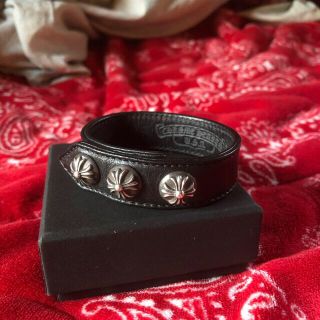 クロムハーツ(Chrome Hearts)のクロムハーツ　レザーブレスレット(ブレスレット)