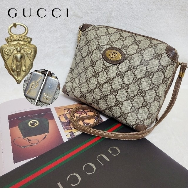 国産】 Gucci - GUCCI オールドグッチ ショルダーバッグ GGスプリーム