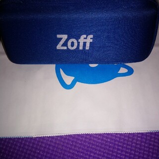 ゾフ(Zoff)の新品  zoff メガネケース (厚め) + メガネ拭き(サングラス/メガネ)
