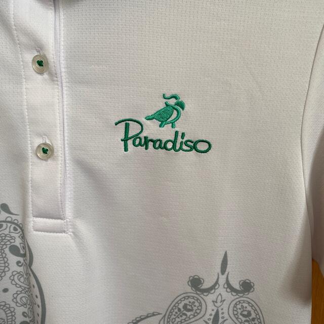 Paradiso(パラディーゾ)のレディースゴルフポロシャツL スポーツ/アウトドアのゴルフ(ウエア)の商品写真